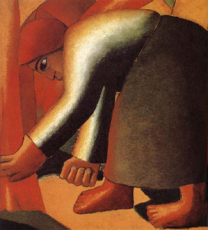 Kasimir Malevich Harvest Woman oil painting image